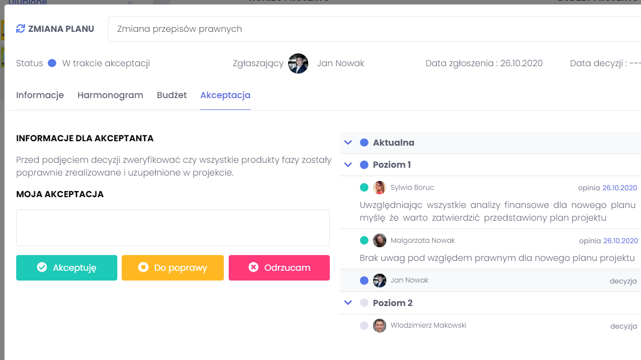 Creating approval paths that map the decision-making process with FlexiProject